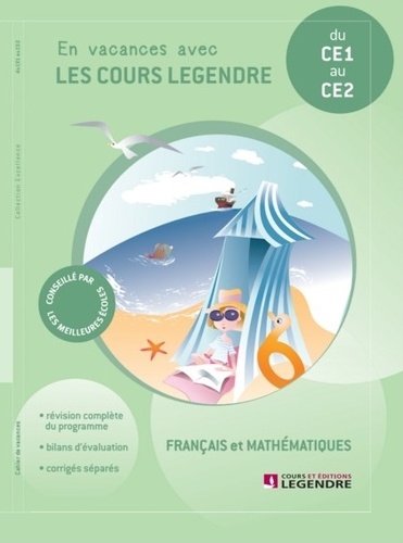  Giachero et  Abel Rabere - Français et mathématiques du CE1 au CE2 - En vacances avec les cours Legendre.