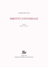 Giambattista Vico et Marco Veneziani - Diritto universale.