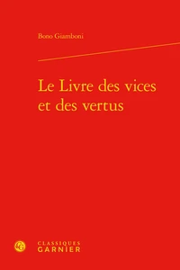 Le livre des vices et des vertus