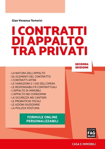 Gian Vincenzo Tortorici - Contratti di appalto tra privati.