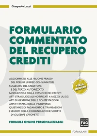Formulario commentato del recupero crediti