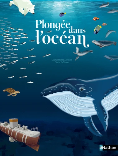 Couverture de Plongée dans l'océan : un voyage sous-marin de la surface aux abysses