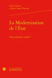 La Modernisation de l'Etat