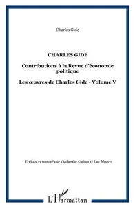 Contributions à la Revue d'économie politique