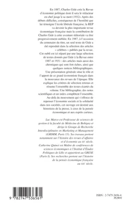 Contributions à la Revue d'économie politique