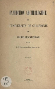Expédition archéologique de l'Université de Californie en Nouvelle-Calédonie