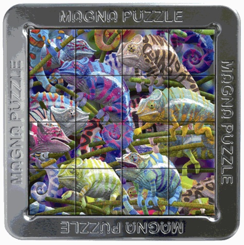 GIGAMIC - Magna Puzzle 3D - Caméléons