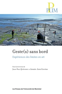 Geste(s) sans bord
