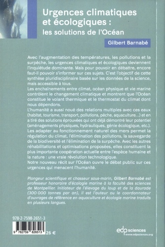 Urgences climatiques et écologiques : les solutions de l'Océan