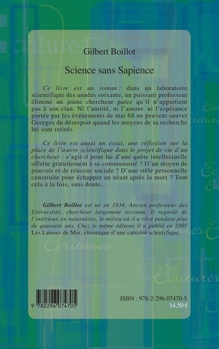 Science sans Sapience. Roman