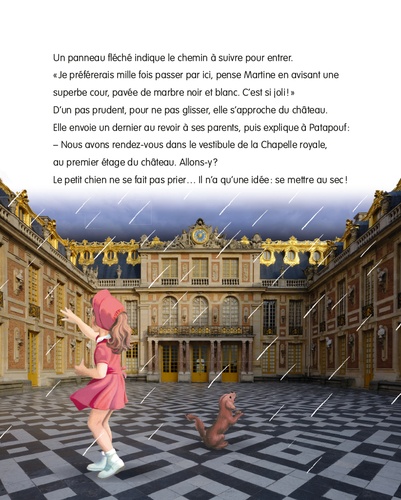 Martine  Martine au château de Versailles