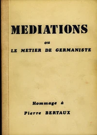 Médiations ou le métier de germaniste