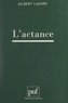 Gilbert Lazard et Guy Serbat - L'actance.