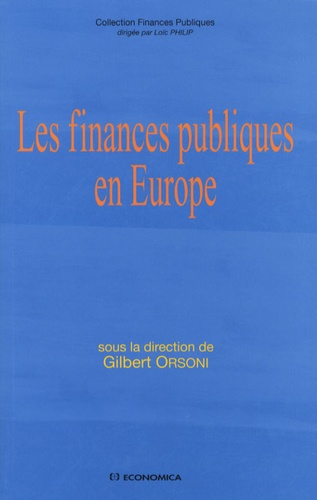 Gilbert Orsoni - Les finances publiques en Europe.