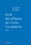 Droit des affaires de l'Union europénne 9e édition