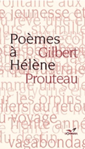 Gilbert Prouteau - Poèmes à Hélène.