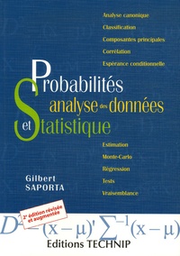 Gilbert Saporta - Probabilités, analyses des données et statistiques.