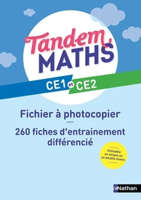 Maths CE1 et CE2 Tandem