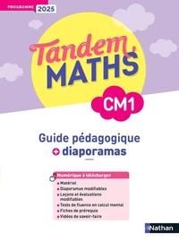 Tandem - Maths CM1 - Guide pédagogique - Programme 2025
