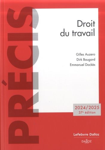 Droit du travail  Edition 2024-2025