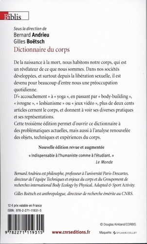 Dictionnaire du corps 3 édition revue et augmentée