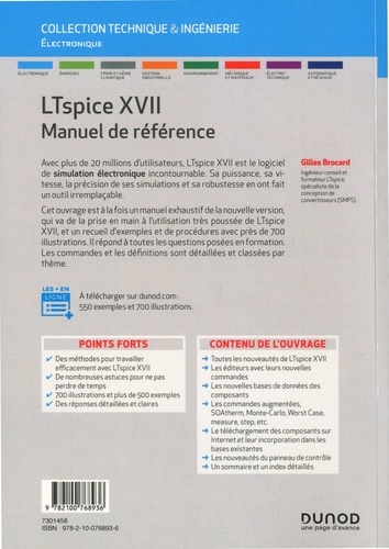 LTspice XVII Manuel de référence. Commandes et applications
