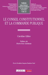 Le Conseil constitutionnel et la commande publique