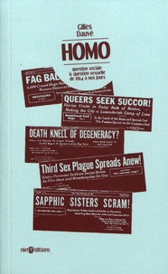 Gilles Dauvé - Homo - Question sociale et question sexuelle de 1864 à nos jours.