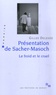 Gilles Deleuze - Présentation de Sacher-Masoch - Le froid et le cruel.