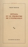 Gilles Deleuze - Spinoza et le problème de l'expression.