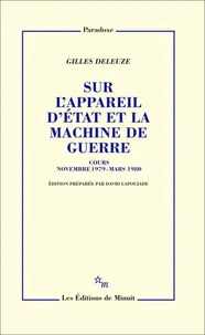 Sur l'appareil d'Etat et la machine de guerre