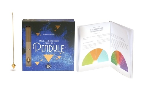 Coffret Faire les bons choix grâce au pendule. Avec 1 pendule