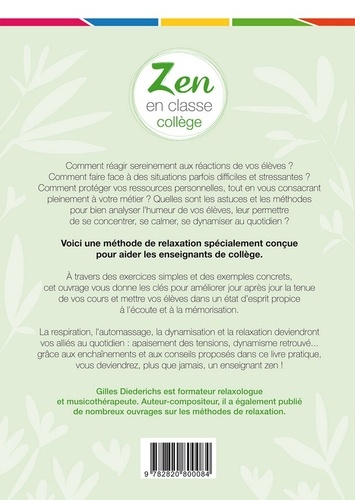 Zen en classe collège