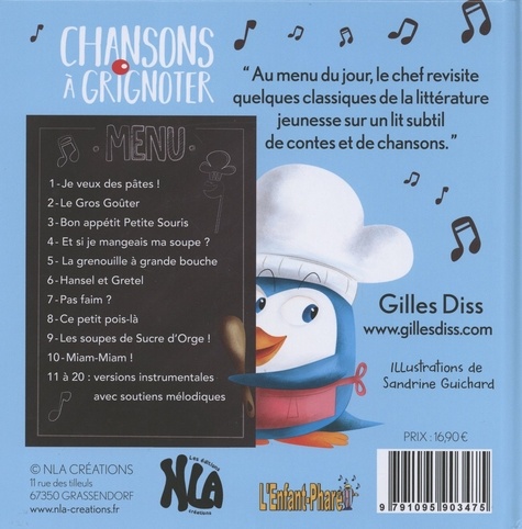 Chansons à grignoter  avec 1 CD audio