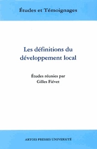 Gilles Fiévet - Les Definitions Du Developpement Local.