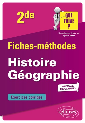 Histoire-géographie 2nd  Edition 2019