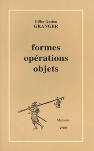 Formes, opérations, objets