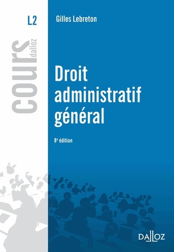 Droit administratif général 8e édition