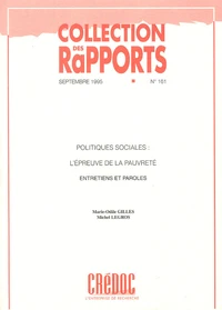Politiques sociales : l'épreuve de la pauvreté