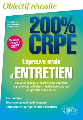 L'épreuve orale d'entretien  Edition 2022