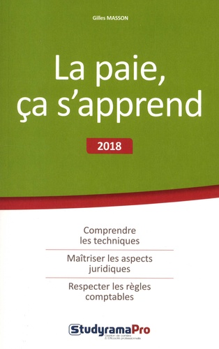 La paie, ça s'apprend  Edition 2018