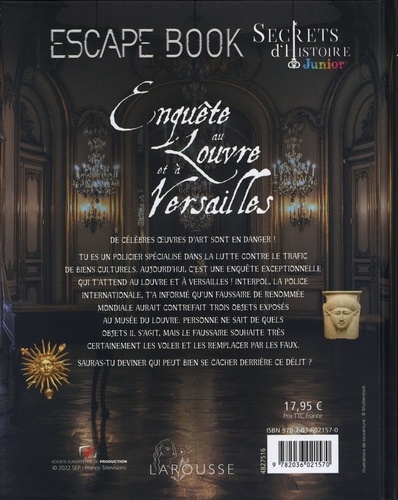 Escape book. Enquête au Louvre et à Versailles