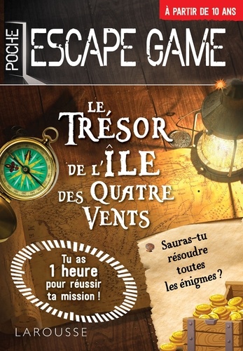 Gilles Saint-Martin - Escape de game de poche  - Le Trésor de l'île des Quatre Vents.