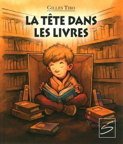 Gilles Tibo - La tête dans les livres.