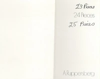 23, 24 et 25 pièces