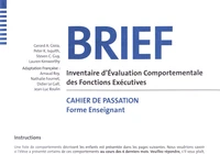 BRIEF Inventaire d'évaluation comportementale des fonctions exécutives