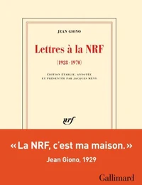 Lettres à la NRF 1928-1970