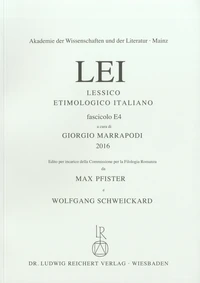Lessico Etimologico Italiano LEI