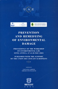 Giovanni Cordini - Prevention and Remedying of Environmental Damage.