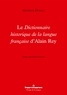 Giovanni Dotoli - Le Dictionnaire historique de la langue française d'Alain Rey.